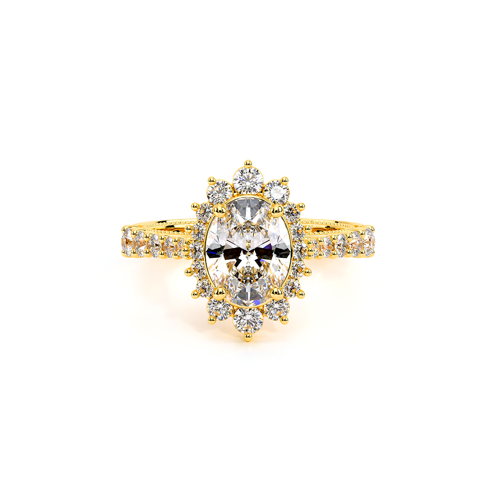 18K Yellow Gold VENETIAN-5084OV Ring