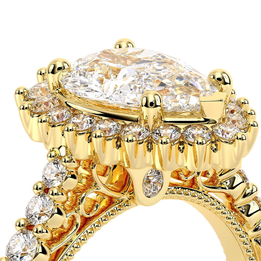 14K Yellow Gold VENETIAN-5084PEAR Ring
