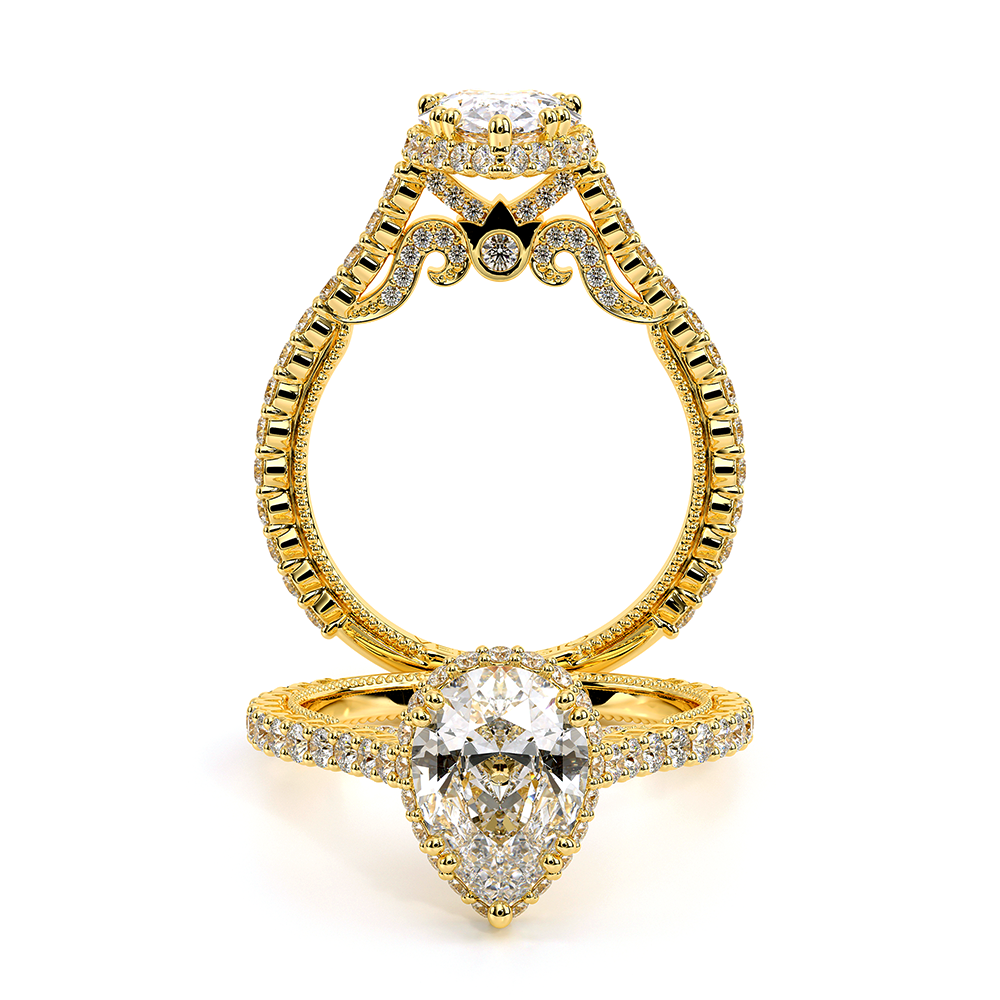 18K Yellow Gold INSIGNIA-7109PEAR Ring