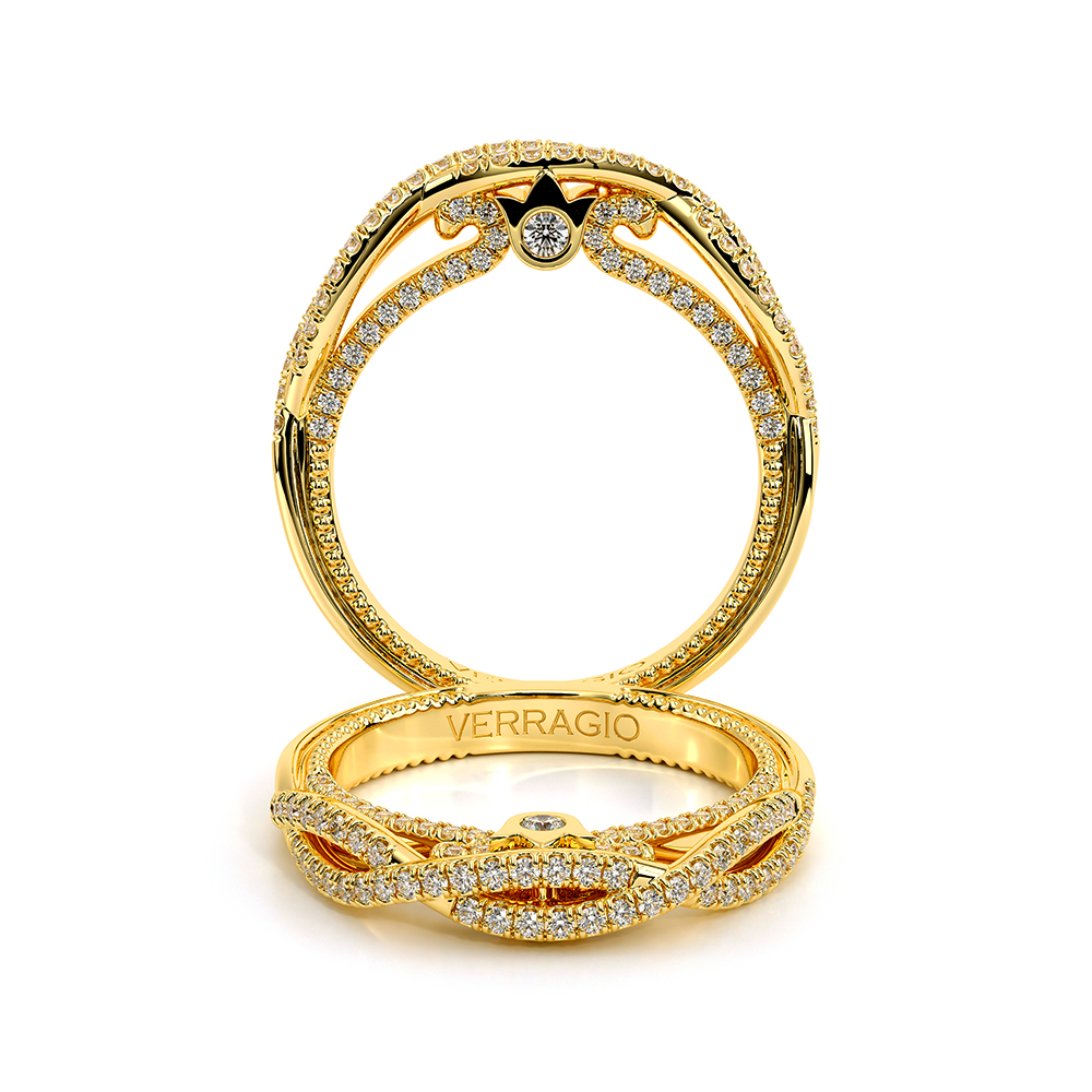 14K Yellow Gold COUTURE-0481W Band