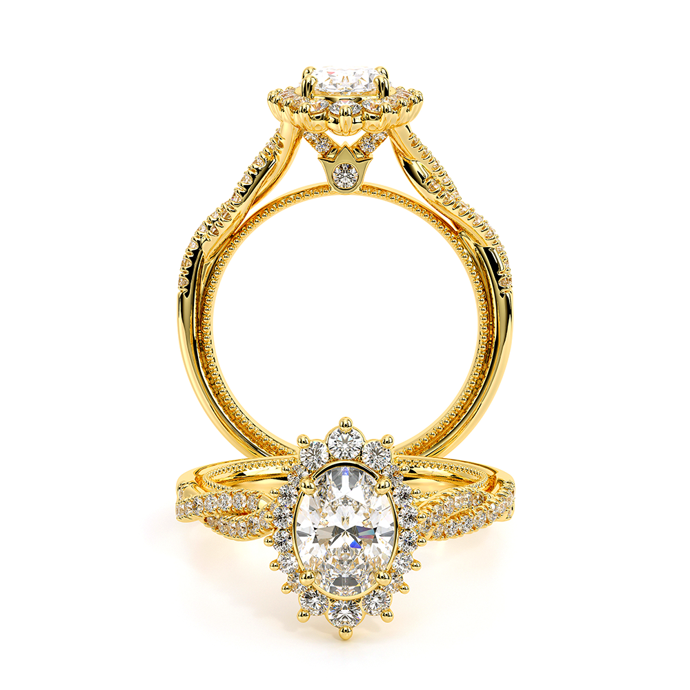 18K Yellow Gold Renaissance-987OV Ring