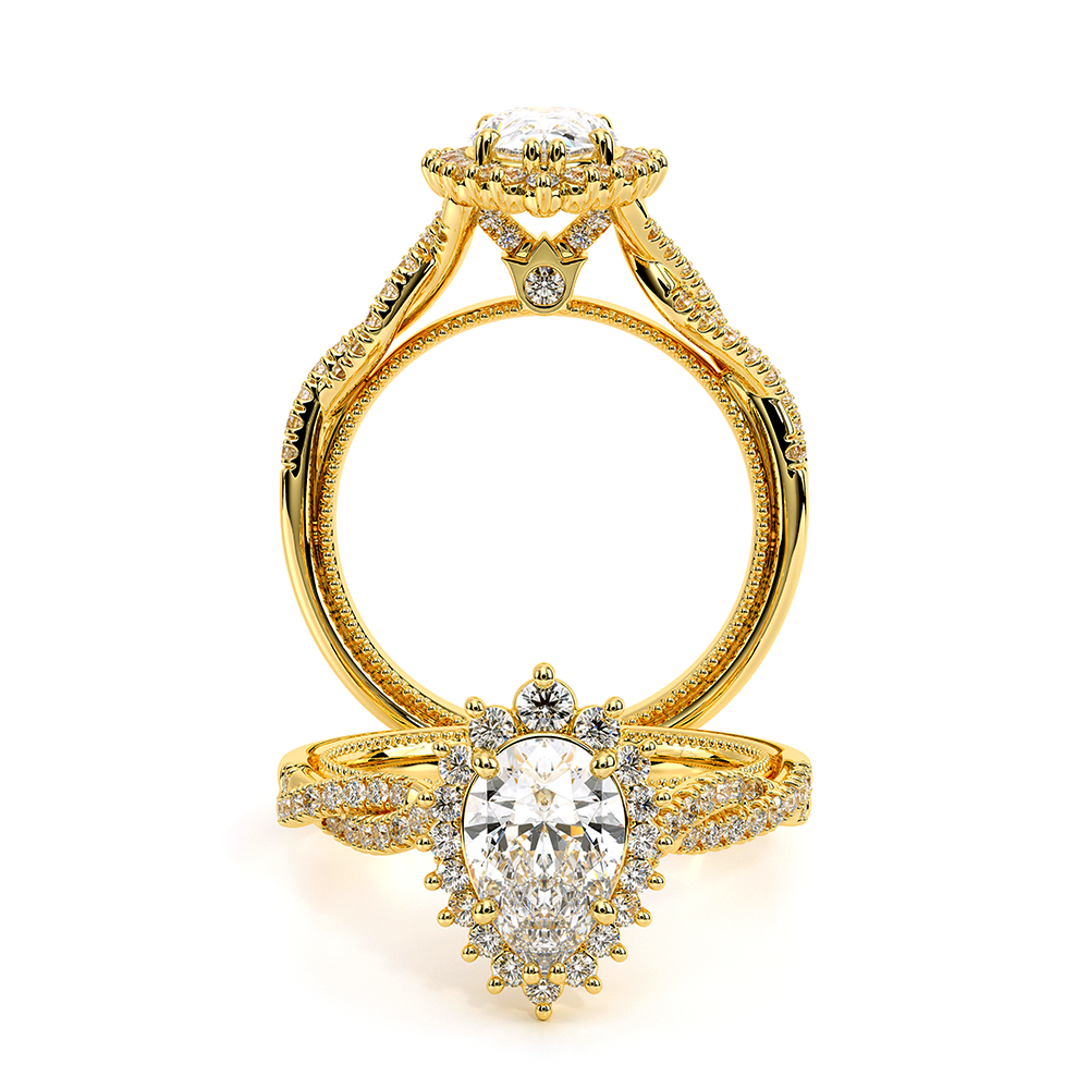 14K Yellow Gold Renaissance-987OPEAR Ring