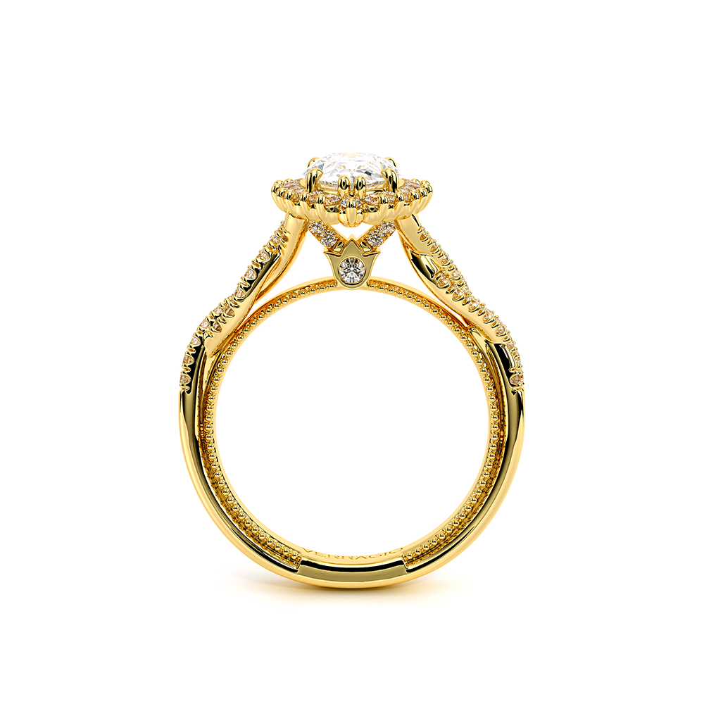 14K Yellow Gold Renaissance-987OPEAR Ring