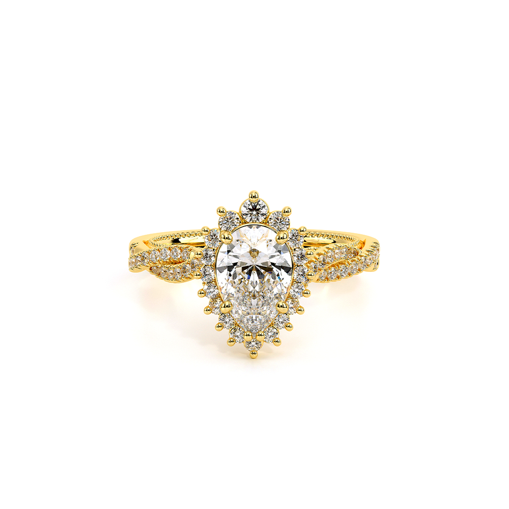 14K Yellow Gold Renaissance-987OPEAR Ring