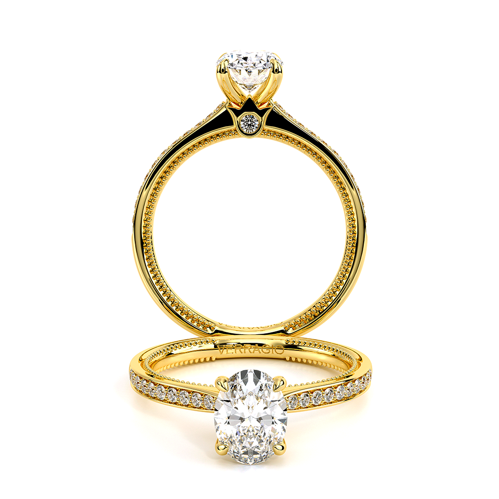 18K Yellow Gold Renaissance-SLD301-OV Ring