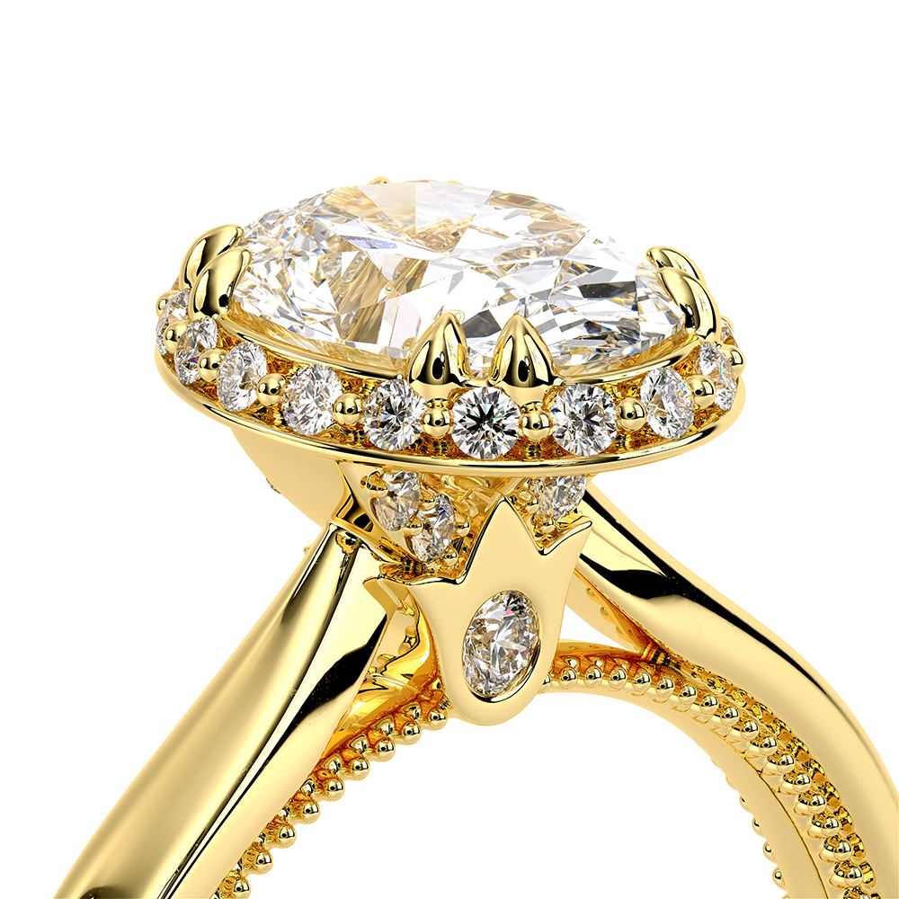 14K Yellow Gold Renaissance-SOL302-XOV Ring