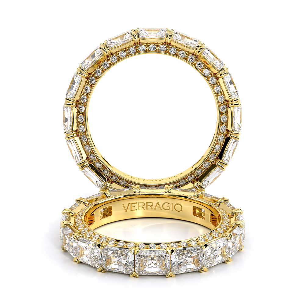 14K Yellow Gold Eterna-2025-RAD-4X3 Ring