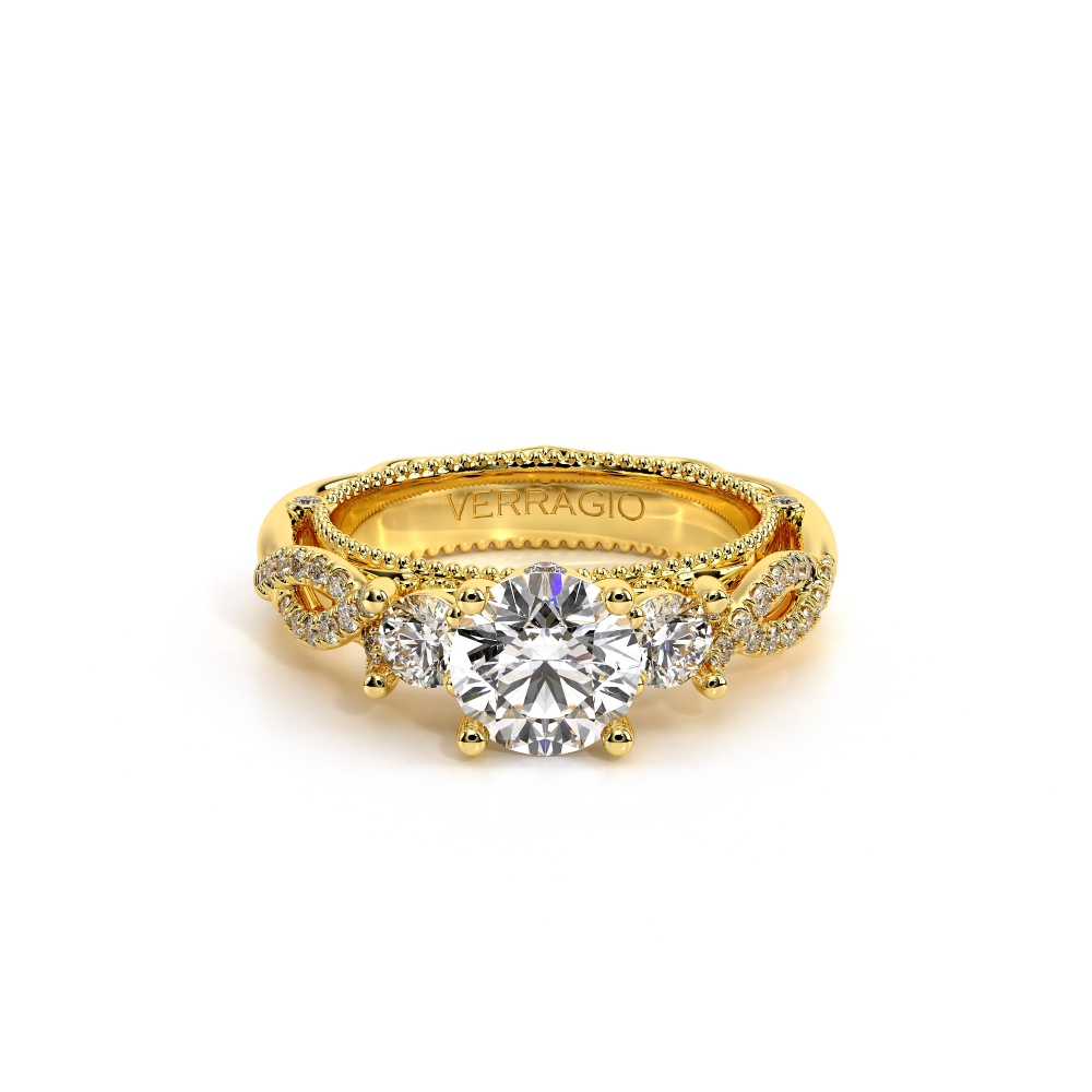 14K Yellow Gold VENETIAN-5013R Ring