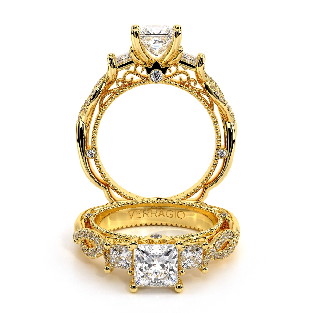 14K Yellow Gold VENETIAN-5013P Ring