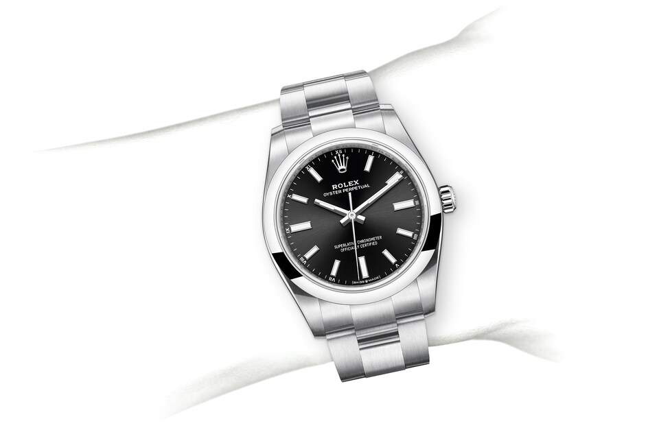 Rolex Oyster Perpetual in Oystersteel, M124200-0001 | London Jewelers