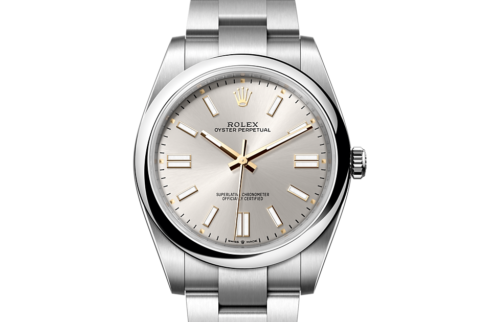 Oyster Perpetual in Oystersteel, m124300-0001 | Leonardo