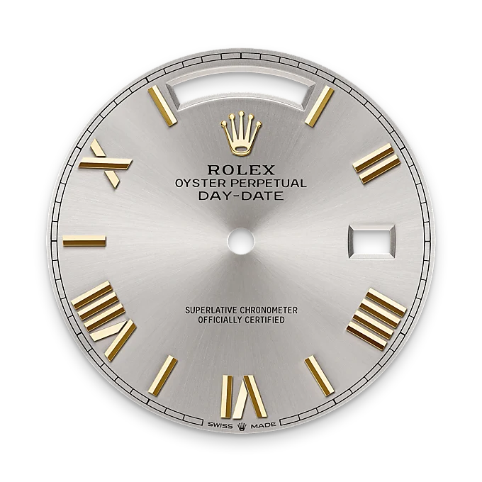 Silver dial