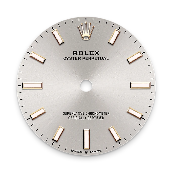Silver dial