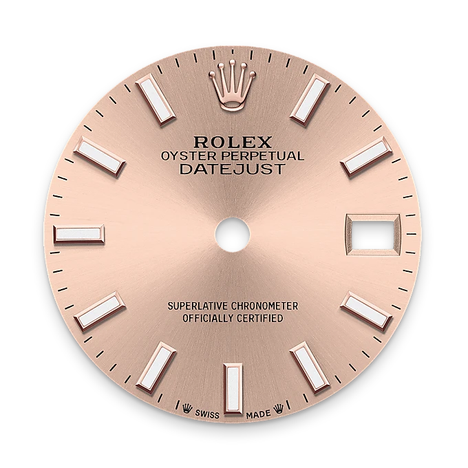 Rosé-colour dial