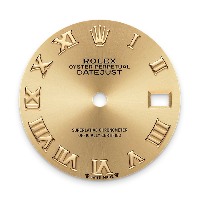 Champagne-colour dial