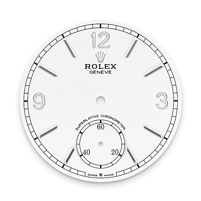 Intense white dial