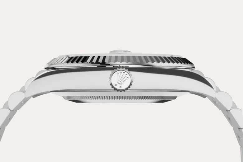 18 kt white gold